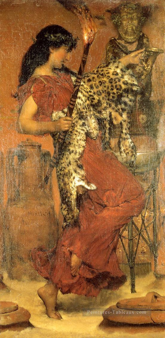 Automne Vintage Festival romantique Sir Lawrence Alma Tadema Peintures à l'huile